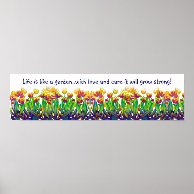 The Garden of Life Inspirational Print (Front)