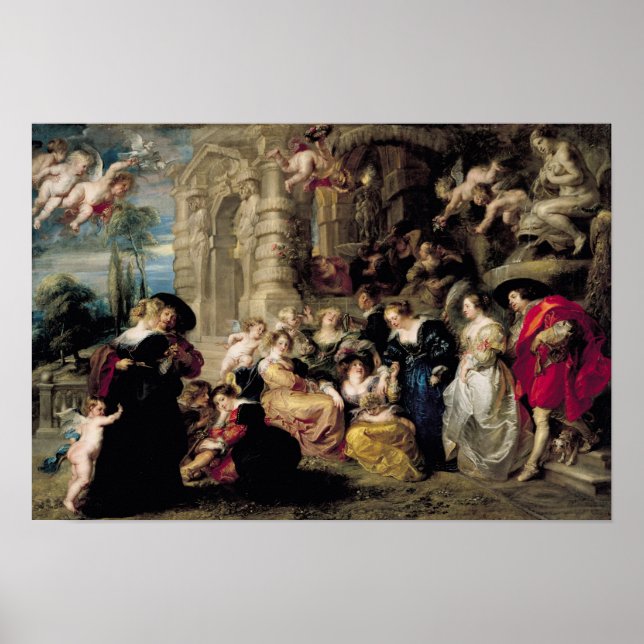 The Garden of Love, c.1630-32 Poster (Front)