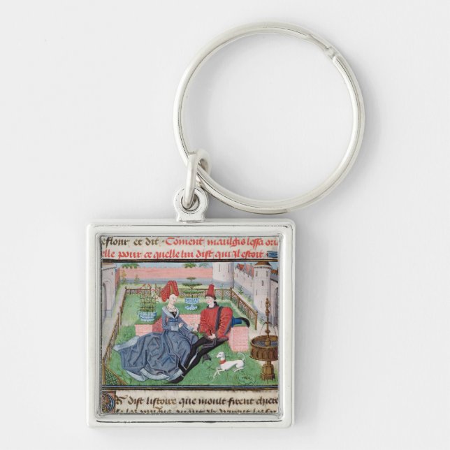 The Garden of Love Key Ring (Front)