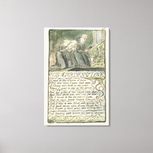 'The Garden of Love', plate 45 (Bentley 44) from ' Canvas Print