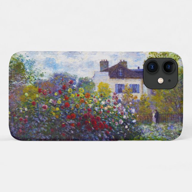 The Garden of Monet at Argenteuil Claude Monet Case-Mate iPhone Case (Back (Horizontal))