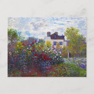 The Garden of Monet at Argenteuil Claude Monet Postcard