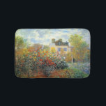 The Garden of Monet at Argenteuil Fine Art Bath Mat<br><div class="desc">The Garden of Monet at Argenteuil is an Impressionism landscape painting by French artist,  Claude Monet,  c. 1873 showing a beautiful garden with he and his wife standing together in the background.</div>
