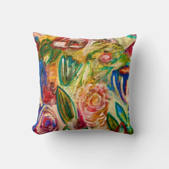 THE GARDEN OF MY  BREAK UP CUSHION (Front)
