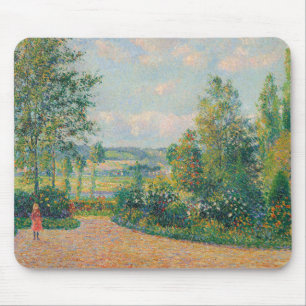 The Garden of Octave Mirbeau (by Camille Pissarro) Mouse Mat