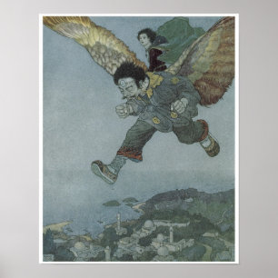 The Garden of Paradise, Edmund Dulac Poster