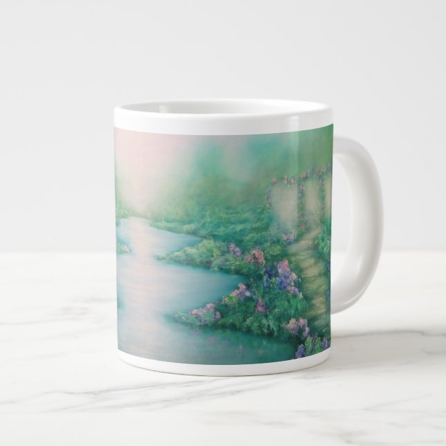 The Garden of Peace 2011 Large Coffee Mug (Front Right)