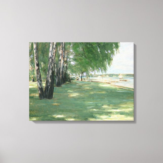 The Garden of the Artist in Wannsee, 1918 Canvas Print (Front)