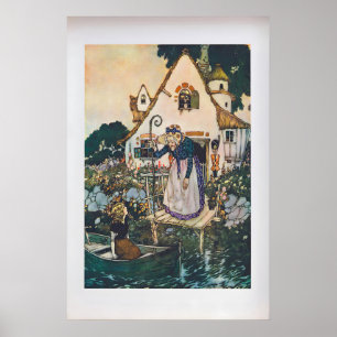 The Garden of the Woman Learned in Magic by Edmund Poster