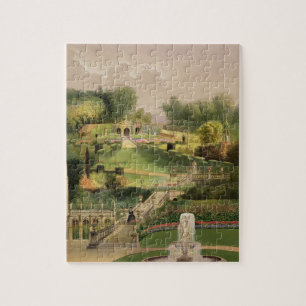 The Garden on the Hill Side, Castle Combe, from 'T Jigsaw Puzzle