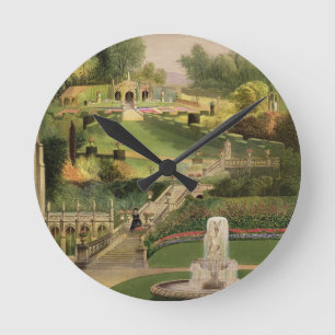The Garden on the Hill Side, Castle Combe, from 'T Round Clock
