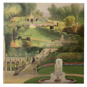 The Garden on the Hill Side, Castle Combe, from 'T Tile