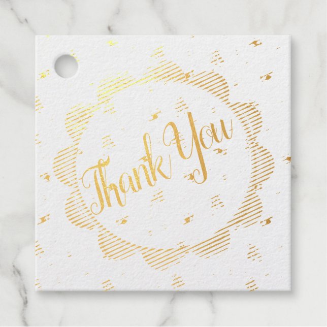 The Garden Party Foil Favour Tags (Front)