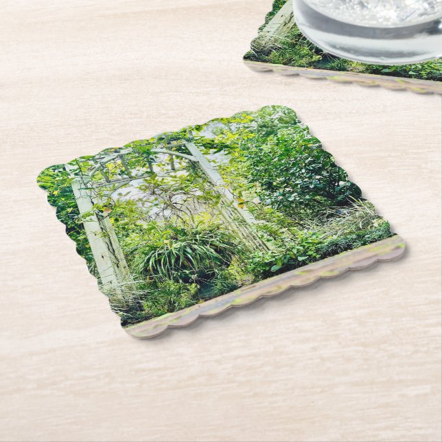 The Garden Passage Paper Coaster (Angled)