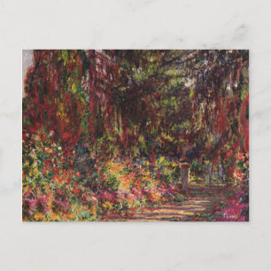 The Garden Path at Giverny Postcard