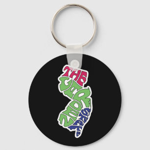 The Garden State - New Jersey Key Ring