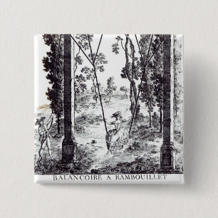 The Garden Swing at Rambouillet, from 'Details des 15 Cm Square Badge