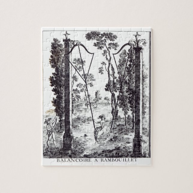 The Garden Swing at Rambouillet, from 'Details des Jigsaw Puzzle (Vertical)