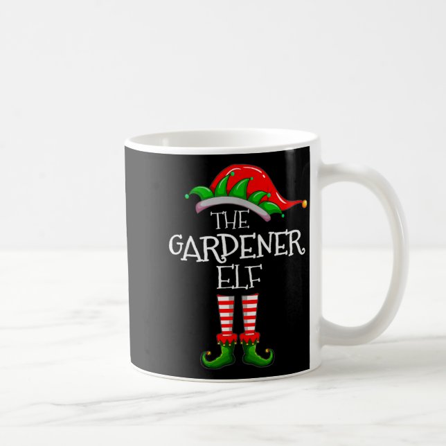 The Gardener Elf Matching Family Group Christmas P Coffee Mug (Right)