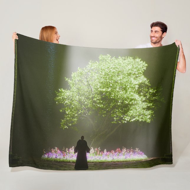 The Gardener Fleece Blanket (In Situ)