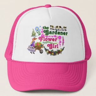 The Gardener Flower Girl Trucker Hat! Trucker Hat