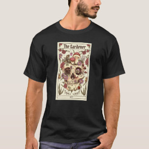 The Gardener Tarot Card Plants Nature Outdoors T-Shirt