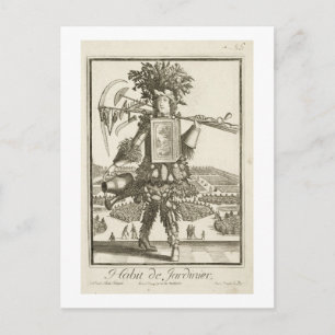 The Gardener's Costume, illustration from the 'Dic Postcard