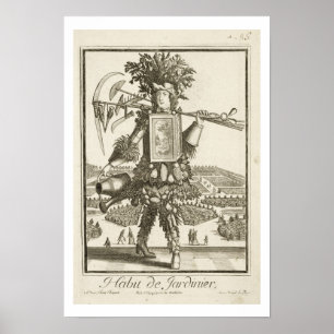 The Gardener's Costume, illustration from the 'Dic Poster
