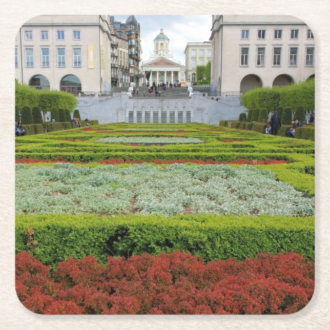 The Gardens in Brussels, Belgium Coaster (Front)