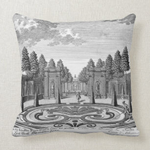 The gardens of Count Althan, Vienna, from 'Vorstel Cushion