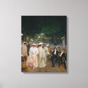 The Gardens of Paris, or The Beauties of the Canvas Print