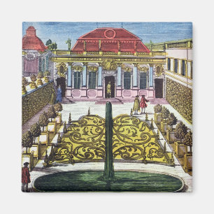 The Gardens of the Mirabelle Park, Salzburg, Austr Magnet