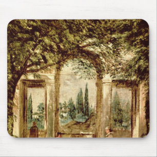 The Gardens of the Villa Medici in Rome Mouse Mat