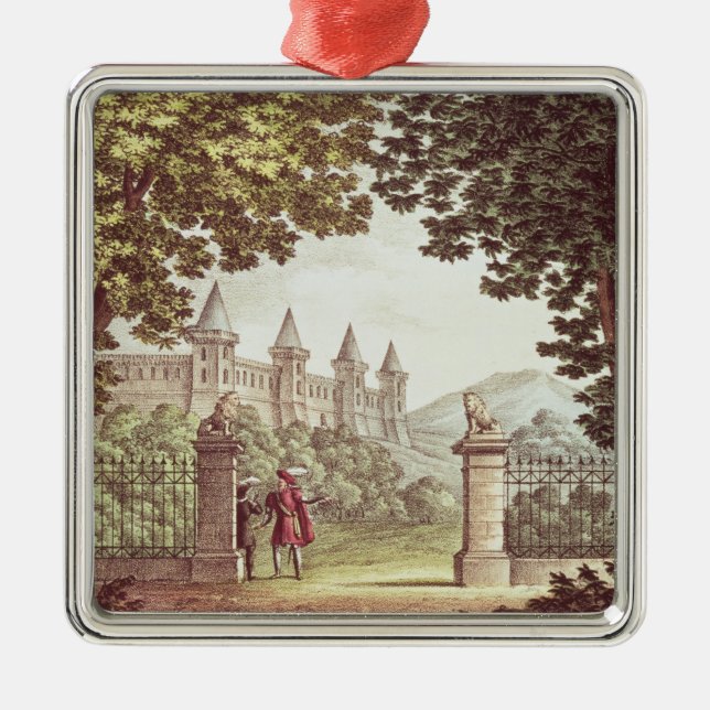 The Gardens of Windsor Castle Metal Tree Decoration (Front)