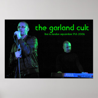 The Garland Cult>live Poster