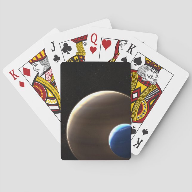 The Gas Giant Planet Kepler-1625b Playing Cards (Back)