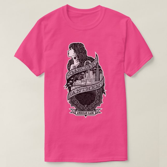 The Gaslight Anthem American Slang T-Shirt (Design Front)