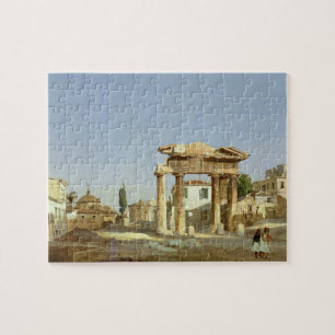 The Gate of Agora in Athens, 1843 Jigsaw Puzzle