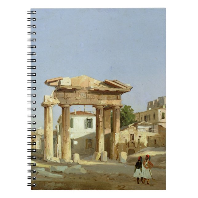 The Gate of Agora in Athens, 1843 Notebook (Front)
