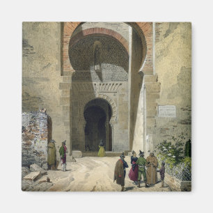 The Gate of Justice, entrance to the Alhambra, Gra Magnet