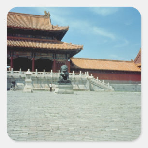 The Gate of Supreme Harmony Ming Dynasty, 1420 Square Sticker