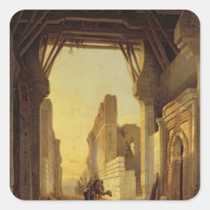 The Gates of El Geber in Morocco Square Sticker
