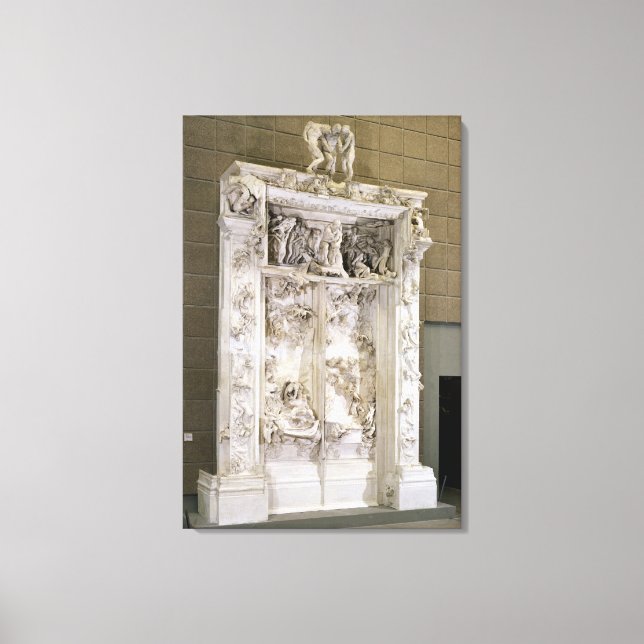 The Gates of Hell Canvas Print (Front)