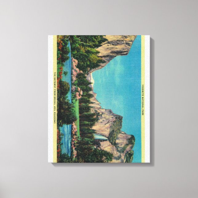The Gateway from Bridal Veil Meadows Canvas Print (Front)