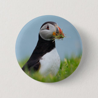The Gatherer Puffin 6 Cm Round Badge