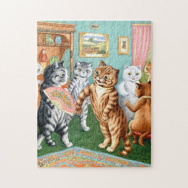 The Gathering By Louis Wain Jigsaw Puzzle (Vertical)