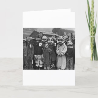 The Gathering on Halloween Card