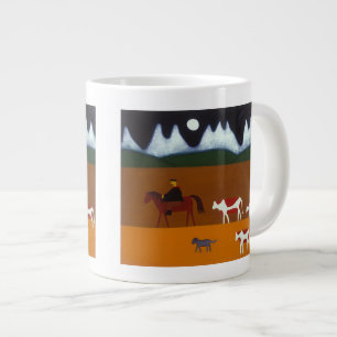 The Gaucho and his Cattle 2006 Large Coffee Mug