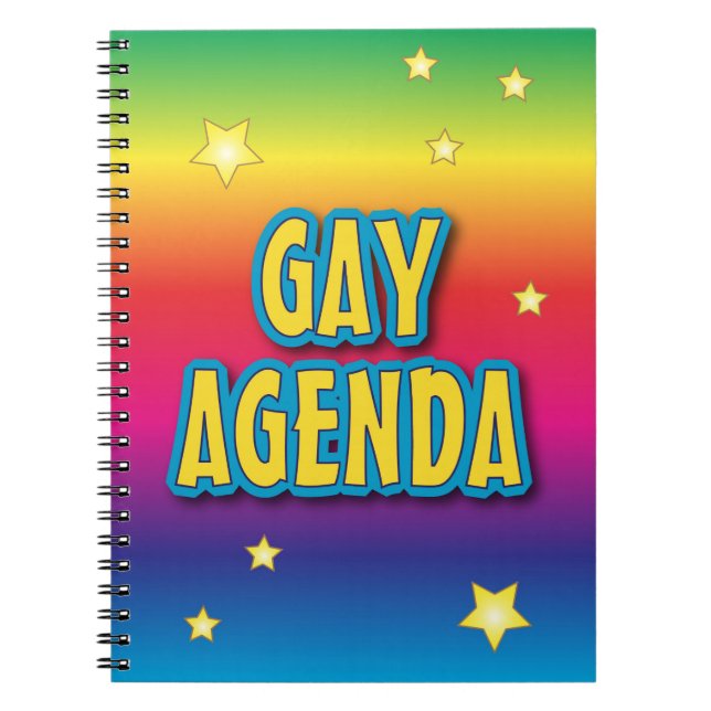 The Gay Agenda Notebook (Front)
