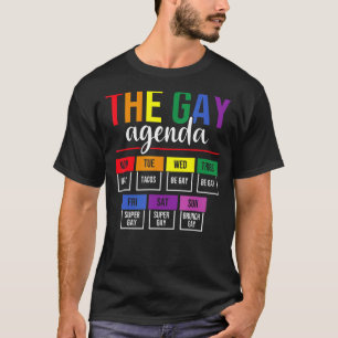 The Gay Agenda Pride Lgbt T-Shirt